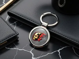 Metall-Schlüsselanhänger Premium-Stil Metallfinish